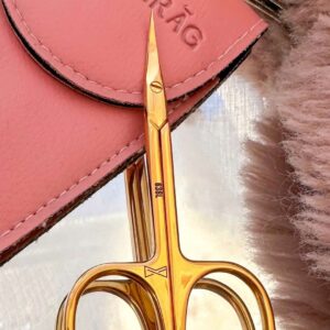 Prémium minőségű ARANY bőrvágó olló - 638 BAL KEZES modell